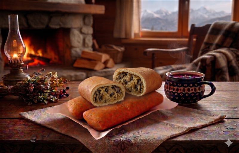 Pasztecik - Mushrooms & Sauerkraut